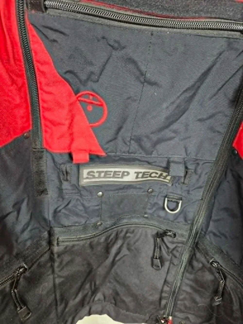 The North Face Steep Tech Scot Schmidt Ski Jacket XXXL Hooded Red/Gray/Black